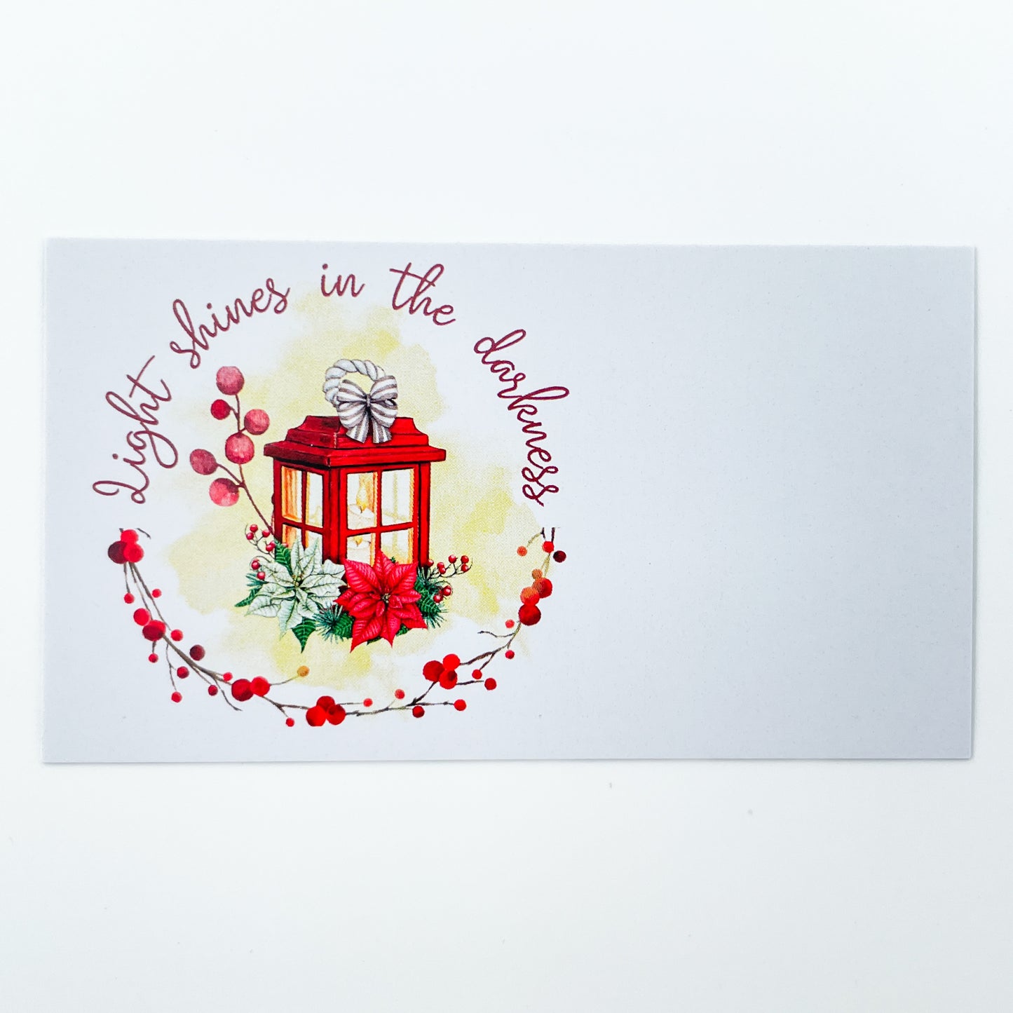 Light shines in the darkness