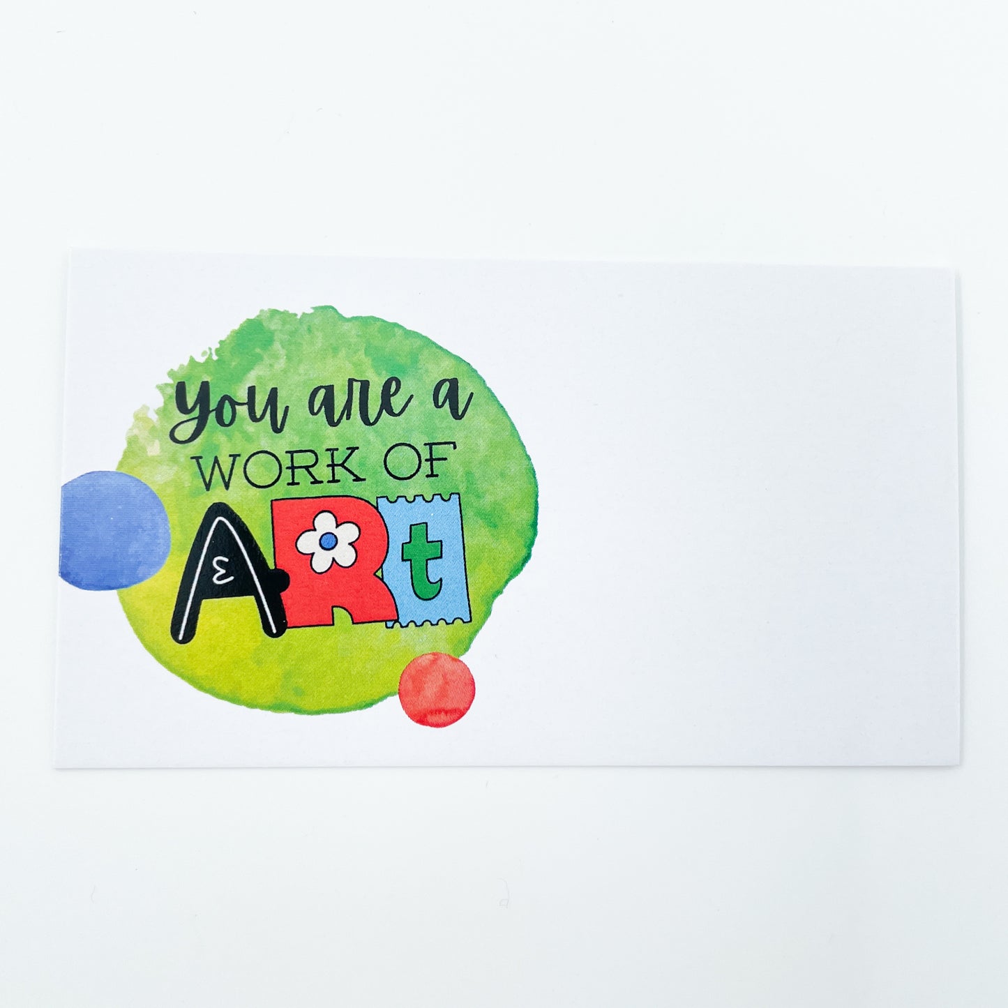 You are a work of art