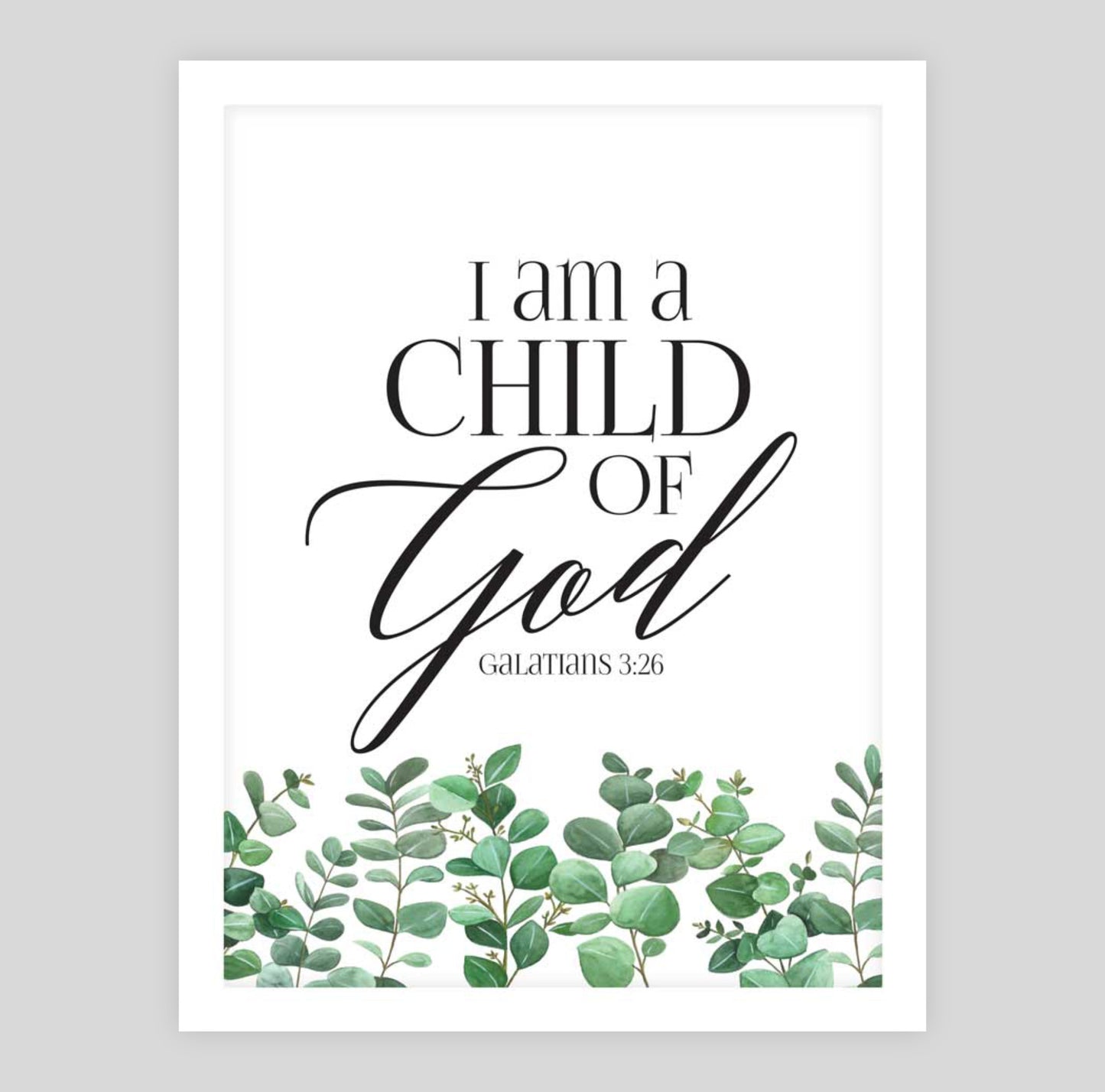 I am a child of God