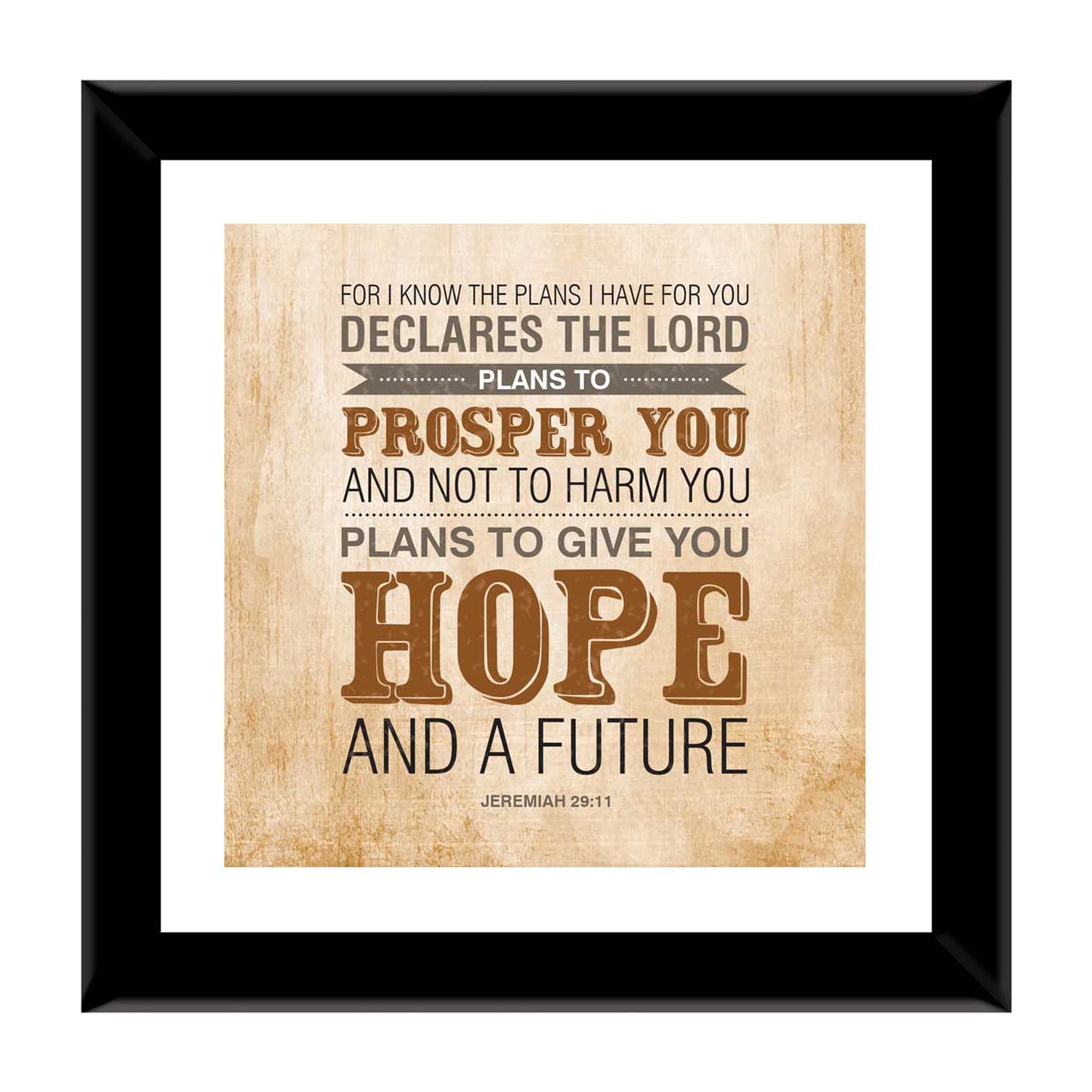 For I Know The Plans I Have For You