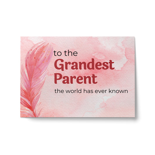 To the Grandest Parent the world has ever known - Psalm 9:1-2