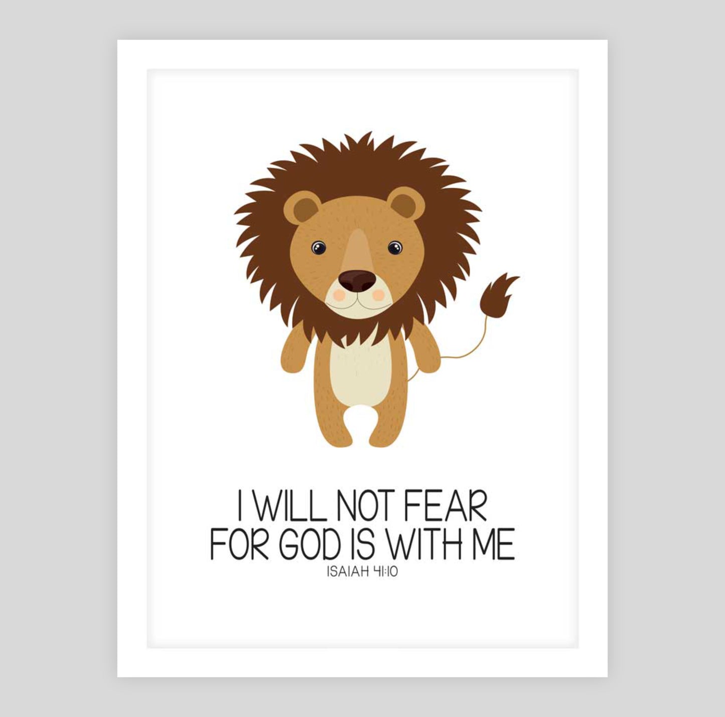 Kids:I will not fear for God is with me