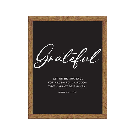 Grateful, Let us be grateful