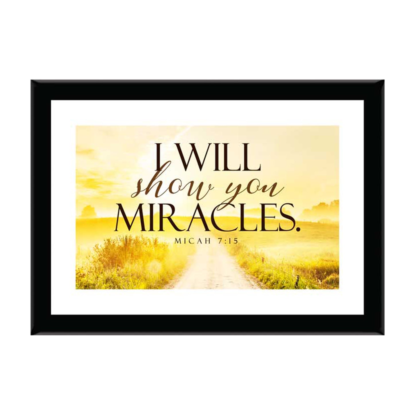 I will show you miracles