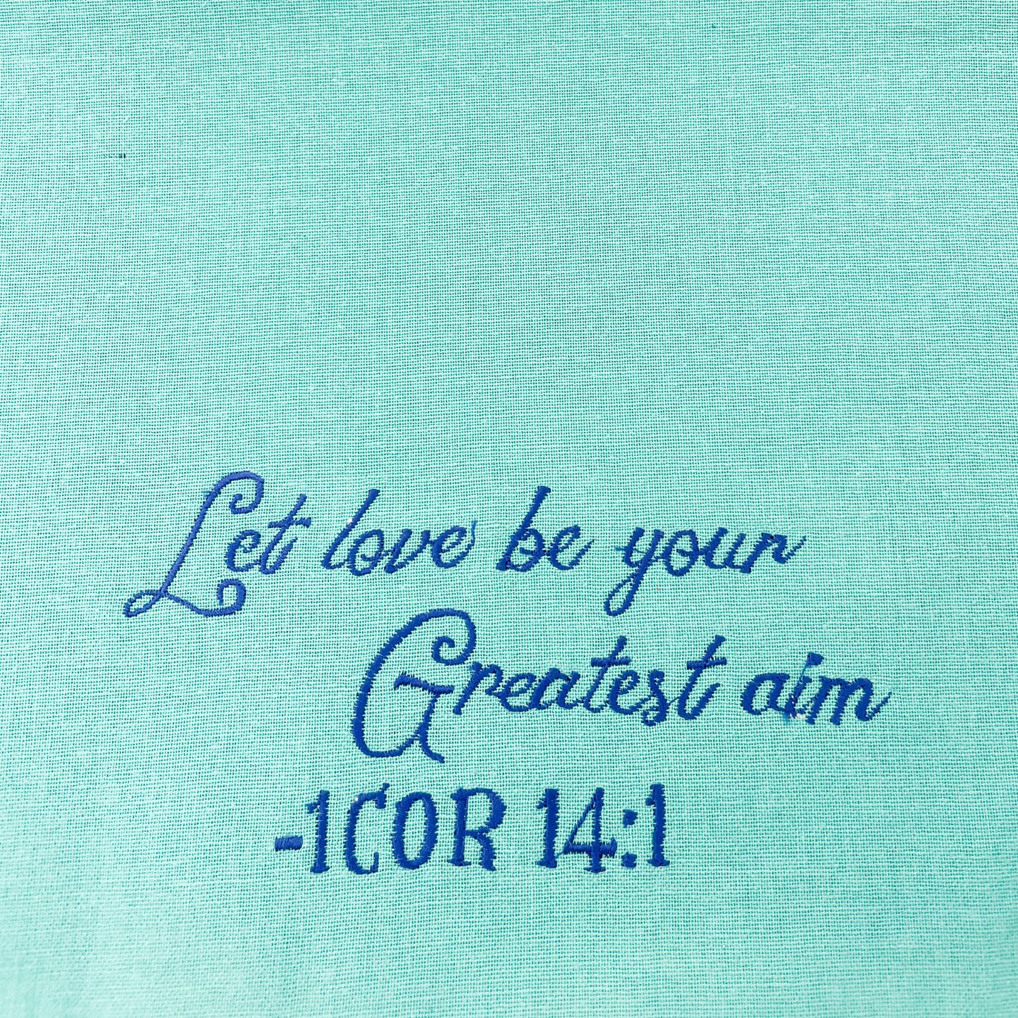 Let love be your greatest aim